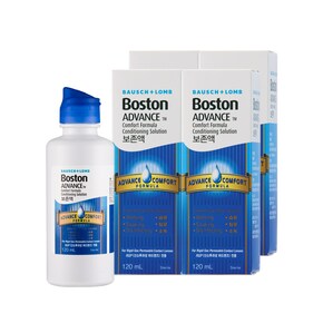 보스톤 어드밴스 컴포트 포뮬라 컨디셔닝 솔루션 120ml 4개 하드렌즈 드림렌즈 렌즈세척액