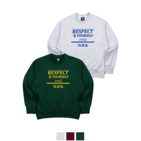 RESPECT 1992 오버핏 스웨트셔츠