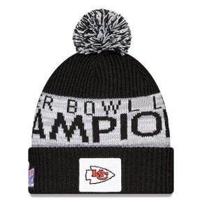 [해외] 1054691 NFL [캔자스시티 치프스] Super Bowl LVIII Champions Parade Cuffed Pom Knit H