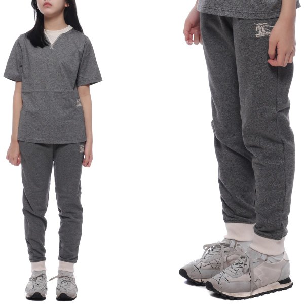 [부산점] 24SS EKD 자수 조거팬츠 (8079766 CHARCOAL GREY MELANGE 24S)