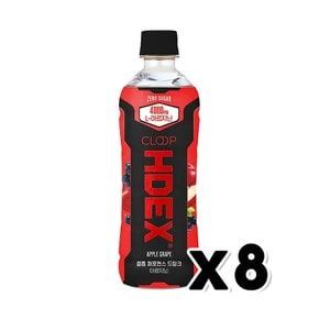 클룹 HDEX 퍼포먼스드링크 애플포도 페트음료 500ml x 8개