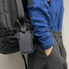 골프라운딩 골프백 캐리어 커버형 네임택 블랙