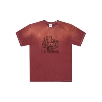 와일드동키 라프리마 와일드동키 T-LA VERNE FADED BRICK 공용 반팔티