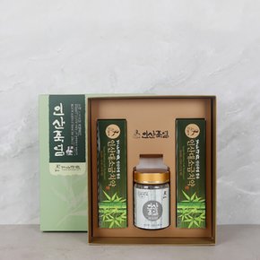 9회 죽염 고체 240g 1개 + 대소금치약 160g X2개