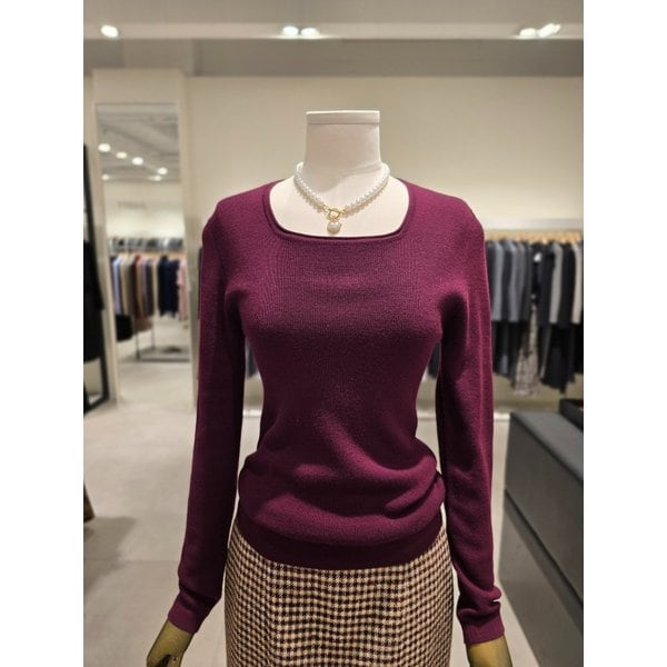 [파주점] 울 스퀘어넥 니트 풀오버 JRBA1PO573
