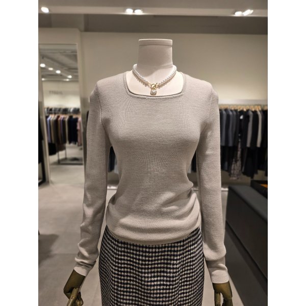 [파주점] 울 스퀘어넥 니트 풀오버 JRBA1PO573