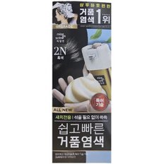 쉽고빠른 거품 염색약 80g 2N /흑색 올뉴 신제품