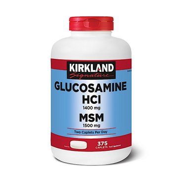  커클랜드 글루코사민 HCI MSM Kirkland Glucosamine 375정