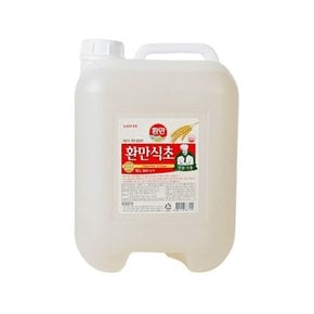 롯데 환만식초 대용량 15L 업소용 식자재 말통