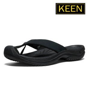 [KEEN] 킨 남성 와이메아 레더 플립플랍 블랙 1029129