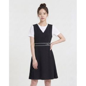 밑단 플리츠 주름 민소매 원피스 RB35WOAM13Z_P415388559