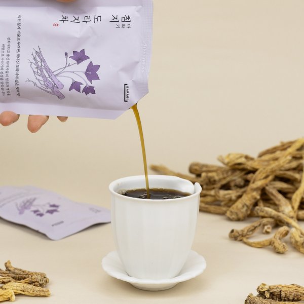 [바라기] 침지 도라지차 80ml 10포 전통차 도라지 진액