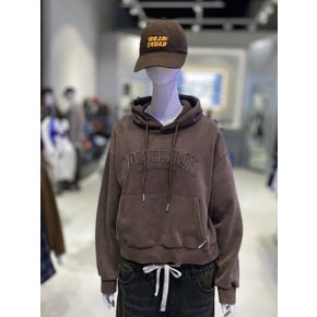 [여성용]로고패치 크롭 후드티셔츠 3색상