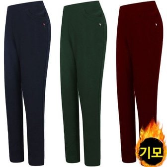 노블진 F 여성고리기모밴딩 엄마바지 여성기모바지 스판 겨울