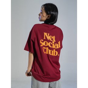 WAVY VIVID LOGO TEE (BURGUNDY)