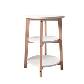 비카 3단 원형 협탁 46x62cm 사이드테이블 보조테이블 침대협탁 거실선반