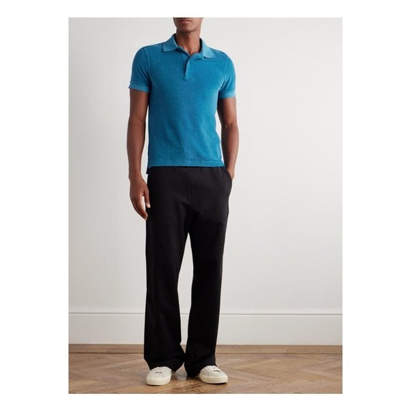 슬림 코튼 블렌드 테리 폴로 셔츠 46376663162880888