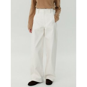 [2차 리오더] Velvet Curved Pants_White