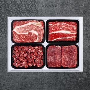 [바로배송]1등급 한우 로스 선물세트 1.2kg [등심+불고기+국거리+장조림]-각300g