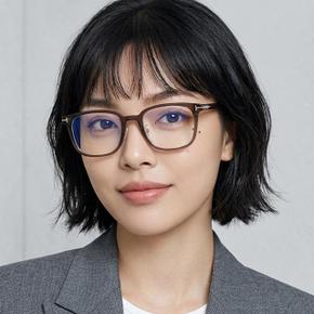 안경테 TF5998KB 045 블루라이트차단 반투명 브라운 여자 남