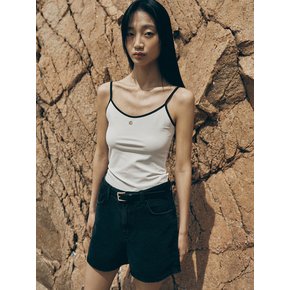 logo swim sleeveless_ivory