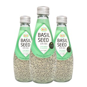 리치향 씨앗음료 WELL BASIL SEED 290mlX12(Glass)