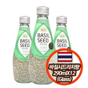 리치향 씨앗음료 WELL BASIL SEED 290mlX12(Glass)