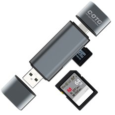 C타입 OTG 카드리더기+마이크로5핀 USB3.0