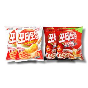 포테토칩세트 잭슨페퍼로니2개+엽떡오리지넛맛2개