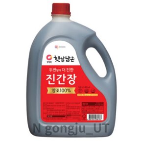 청정원 햇살담은 두번달여 더 진한 진간장 3.6L 1개