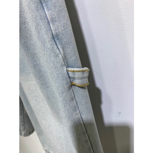 (S3XL)파무 데님 카펜더 벨트고리 밴딩 6부 버뮤다 와이드 팬츠 3color