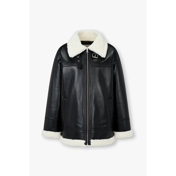 신세틱 레더 하프 무스탕 7155475005199