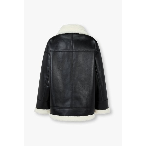 신세틱 레더 하프 무스탕 7155475005199