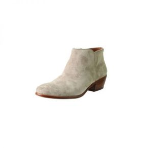 4693176 Sam Edelman Petty Womens Contrast Trim Block Heel Ankle Boots