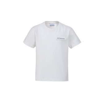 컬럼비아 키즈 포켓 로고 반팔 티셔츠 C21-YMD603-100