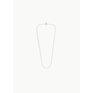 샵아모멘토 올블루스 25PF Folded Necklace / Mid, Silver