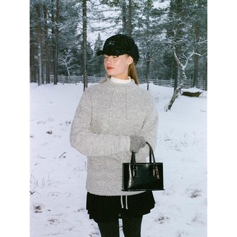 폴뉴아 [에크루, 레드 단독]MINI BOROUGH BAG - STITCH  [5COLOR]