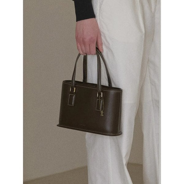 [에크루, 레드 단독]MINI BOROUGH BAG - STITCH  [5COLOR]