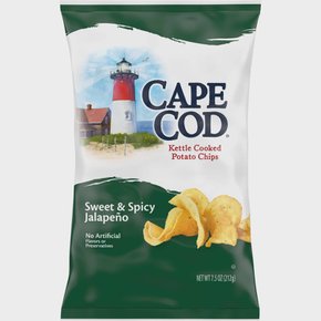 cape cod케이프  코드  케이프  코드  감자  칩  달콤하고  매운  할라피뇨  케틀  칩  212.6g