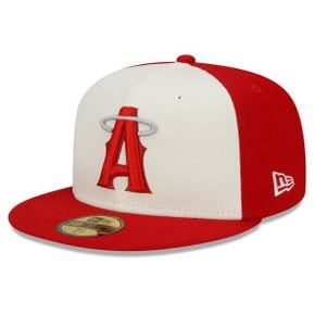 [해외] 767248 뉴에라 모자 MLB [LA 에인절스] 2022 City Connect 59FIFTY Fitted Hat - Red