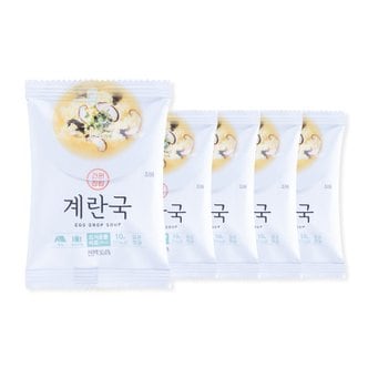 Easybab 간편 블럭국 즉석국 계란국10g x 5개입 동결건조 간편식