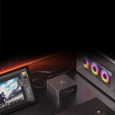 MINISFORUM UM880Pro/UM890PRO 해외버전 R7-8845HS 미니 PC 관세포함