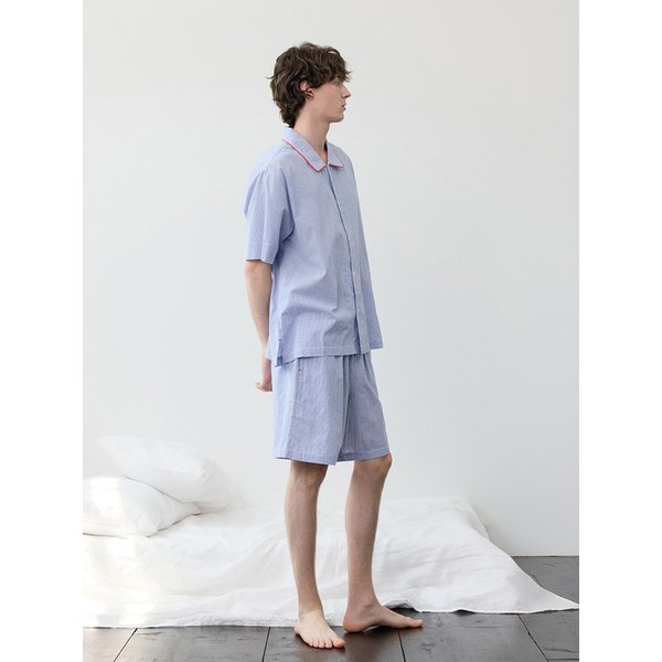 멜톤 스트라이프 남자 잠옷세트