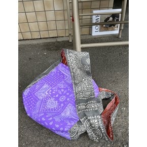 KITCH PAISLEY ECOBAG RED PURPLE