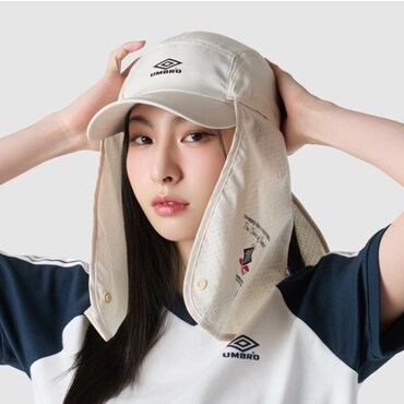엄브로 남녀공용 차양 캡 UQ223CCP55MBE