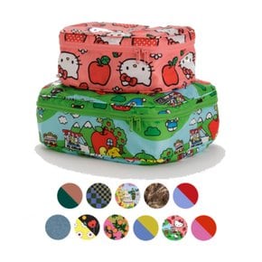 [BAGGU Samll Packing Cube Set] 바쿠 스몰 패킹 큐브 여행용 화장품 키티 파우치 2개 세트 11종