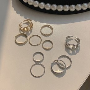 [무드쉐어] 5종 SET 케이냐 체인 반지 SET