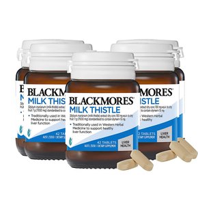 블랙모어스 밀크씨슬 BLACKMORES MILK THISTLE 42정 5개