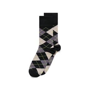 양말 클래식 아가일 미드 컷 9085655 (2Colors)