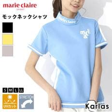 3133317 marie claire GOLF 마리크레일 T셔츠 레이디스 반소매 골프웨어 목  CA3232958